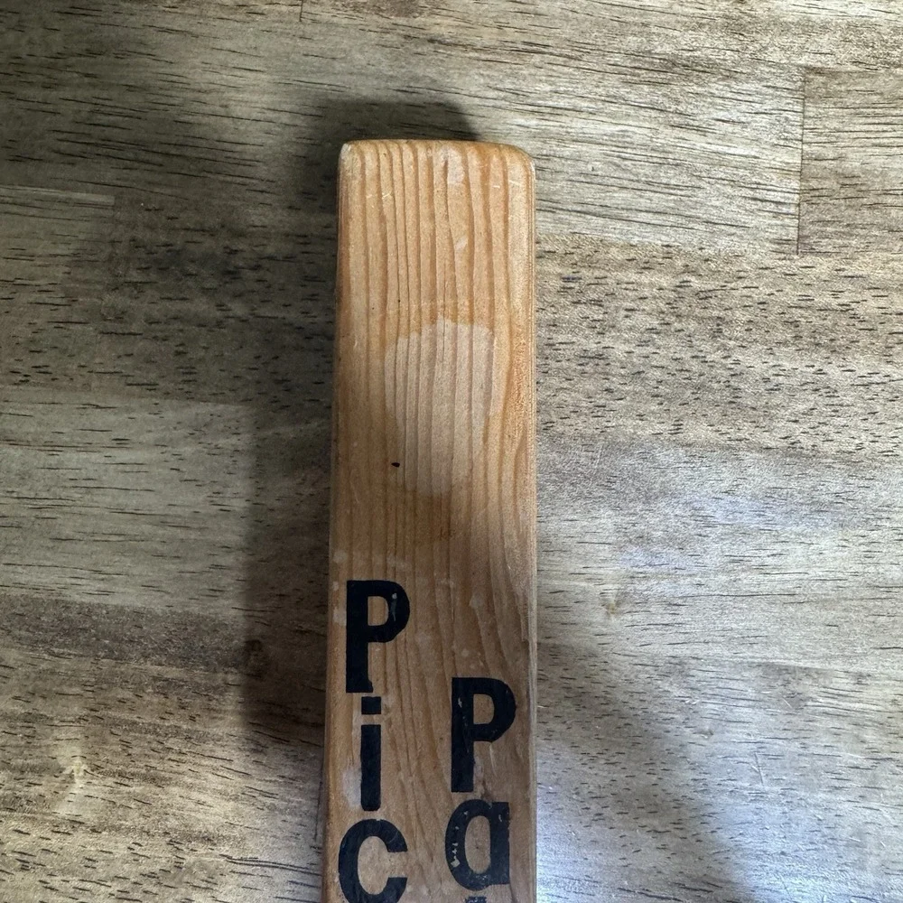 San Juan Brewing Co Beer Tap Handle Pickett Pale Ale Wood Rustic Bar Decor